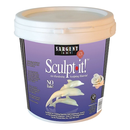 SARGENT ART Sculpt it™ Air-Hardening Sculpting Material, 2 lb., White 222000